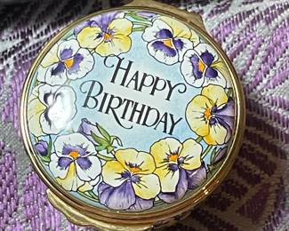 Happy Birthday Tiffany Pill Box