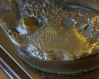 Bronze Sculpture “The Young Girl with the Broken Jug”, Signed By J-B.Germain 19th Century
