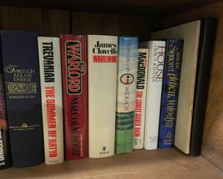 Large Library Of Books Collection W/ Art Books, Coffee Table Books, Novels, Mysteries, Crimes, Etc.