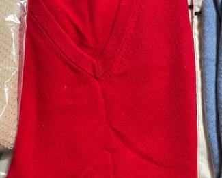 Land's End 100% Cashmere Sweater W/ Bag Protector