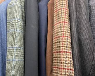 Closet Full Of Men's Clothing (T-Shirts, Dress Shirts, Suits, Jeans, Pants, Hats, Sweaters, Etc.)