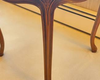 Round Wooden Accent Table