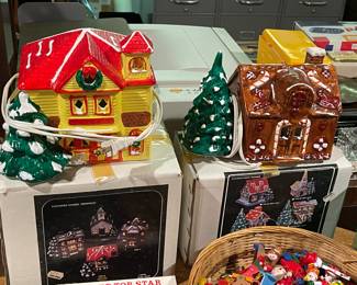 Christmas Light-Up Houses