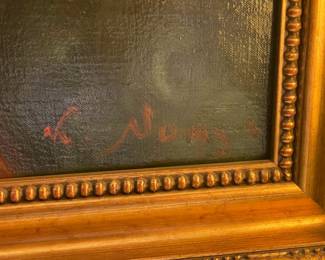 Framed & Signed Painting