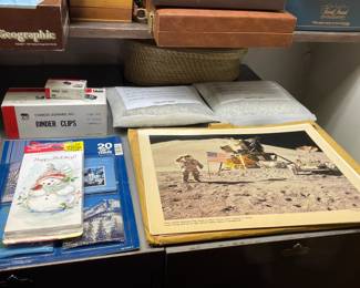 Moon Landing Press Photos