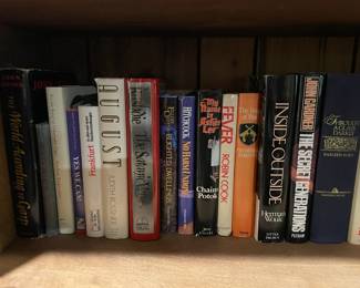 Large Library Of Books Collection W/ Art Books, Coffee Table Books, Novels, Mysteries, Crimes, Etc.