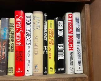 Large Library Of Books Collection W/ Art Books, Coffee Table Books, Novels, Mysteries, Crimes, Etc.