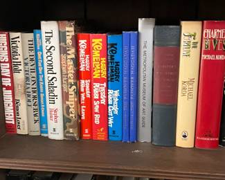 Large Library Of Books Collection W/ Art Books, Coffee Table Books, Novels, Mysteries, Crimes, Etc.