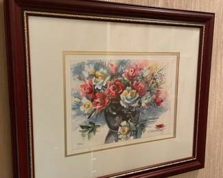 Framed, Numbered, & Signed Artwork By Anna Rozenblat