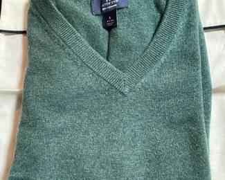 Land's End 100% Cashmere Sweater W/ Bag Protector