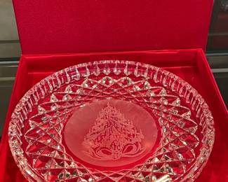 Waterford Crystal Christmas Plate