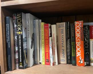 Large Library Of Books Collection W/ Art Books, Coffee Table Books, Novels, Mysteries, Crimes, Etc.