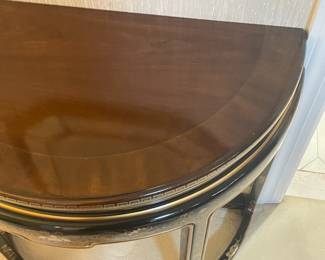 Asian Style Half Moon Table