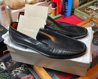 BRAND NEW Santoni Dress Shoes W/ Paperwork & Box
