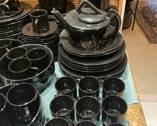 Massive Black China Set