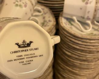 "Gracious By Christopher Stuart" China Set