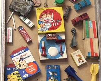 Vtg. Toy Display: NOS My Merry Shaving Kit, Wallet