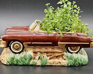 1950's Cadillac Convertible Ceramic Planter