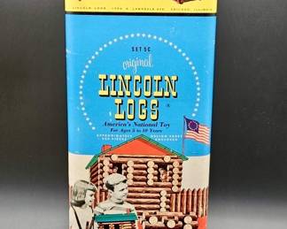 1950's Lincoln Logs Original 5c Set in Box