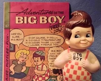1973 Big Boy Rubber Bank &1972 Activity Book