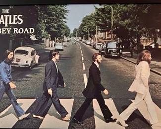 Beatles Featuring Abbey Road Album Cover Print