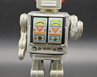 Vintage Original 1950’s Tin Toy Robot, About 12in