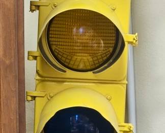 Vtg. Authentic Green, Yellow, Red Traffic Light