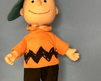 Vtg. Plasti Charlie Brown Doll from Peanuts Comics
