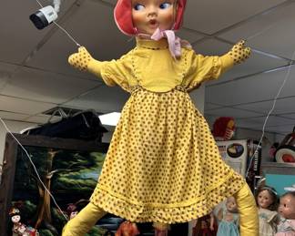 Vtg. Dance with Me Celluoid Face, Cloth Body Doll