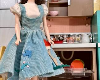 1958 Barbie in Friday Night Date Dress Ensemble +
Deluxe Reading Dream Kitchen Dishwasher (incl. accessories)
