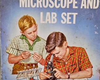 A.C. Gilbert Microscope and Lab Set Model 13055