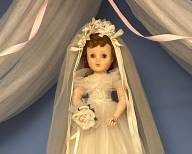 1958 Elise Doll Wearing Bridal Wreath Gown