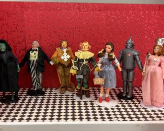 7- Set of 1974 Wizard of Oz Character Figurines