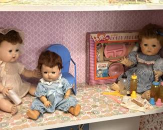 1950's Tiny Tears Dolls, Composition, Rubber, & Hard Plastic

