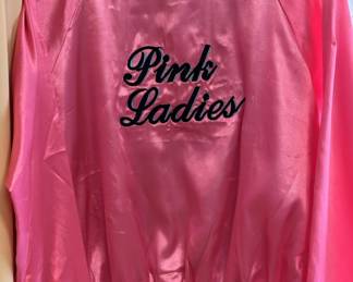 Pink Ladies Satin Jacket from GREASE Movie, Sz. M