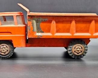 Vintage 1960's Marx Pressed Steel Dump Truck