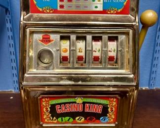 Vintage Waco Casino King Slot Game & Coin Bank
