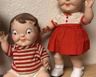 Vintage Rubber Campbell's Soup Kids Dolls