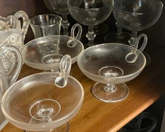 Assorted Crystal, Glassware, Clear Glass, Etc.