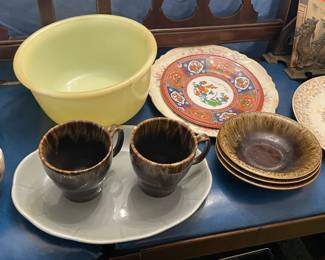 Brown Glaze Pottery Mugs