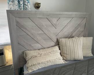 Practically Brand New Headboard, Footboard, & Side Rails From Bob's Furniture