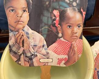 Vintage Funeral Home Fan