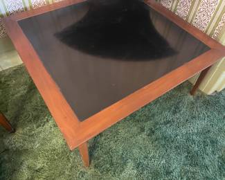 Vintage Mid-Century Modern 2 Tier Corner Table