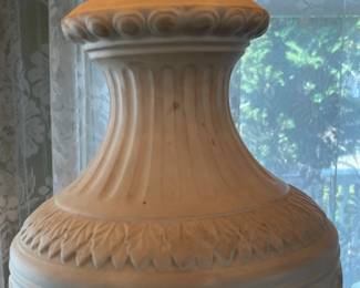 Vintage White Figural Table Lamp