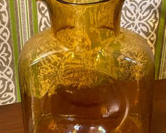 Vintage Blenko Art Glass Vase