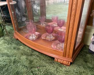 Wooden Side-Loading Glass Display Case