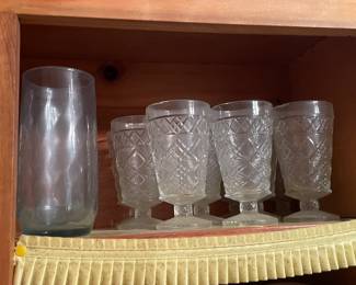 Crystal Footed Glasses