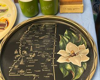 Vintage Souvenir Tin Tray