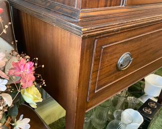 Dining Room China Cabinet W/ Glass Door