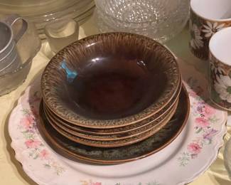 Brown Glaze Pottery Bowls